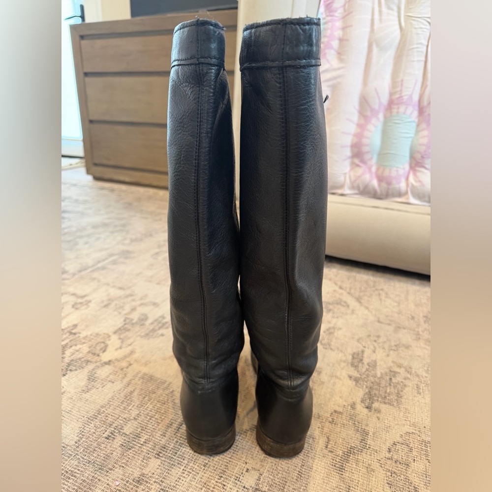 Frye Women's Cara Roper Tall Boots size 9 Black - Picture 9 of 15